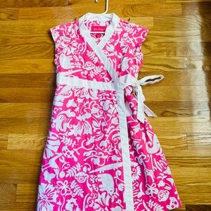 Lily Pulitzer girls wrap dress